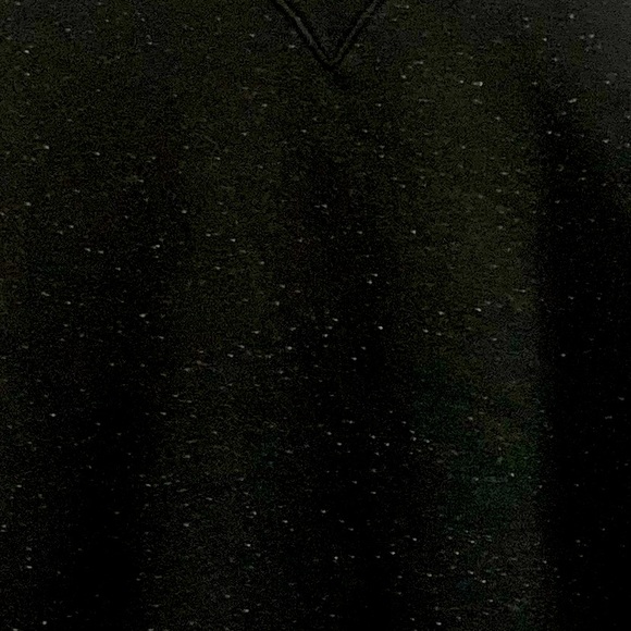 H&M Crewneck Sweatshirt Regular Fit Pullover Black Speckled White - Picture 4 of 4